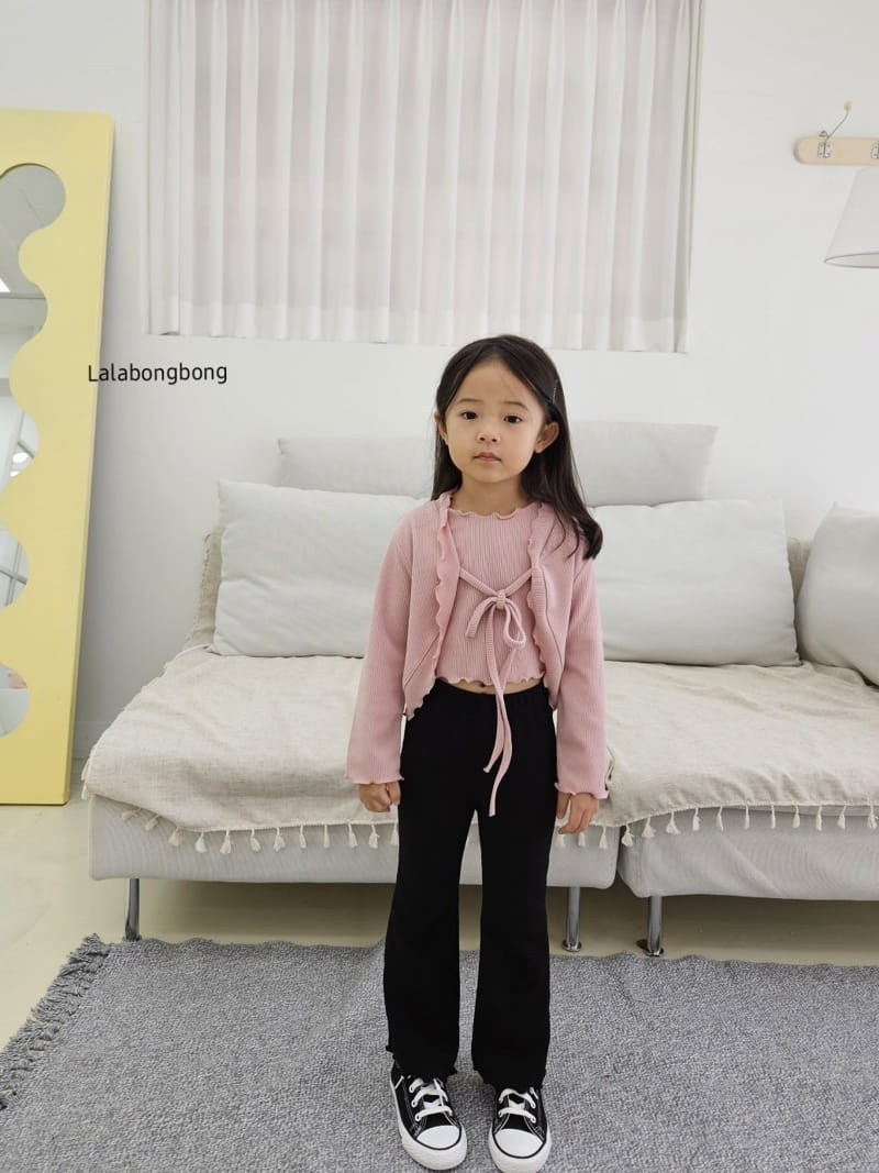 Lalabongbong - Korean Children Fashion - #fashionkids - Powder Cardigan - 4
