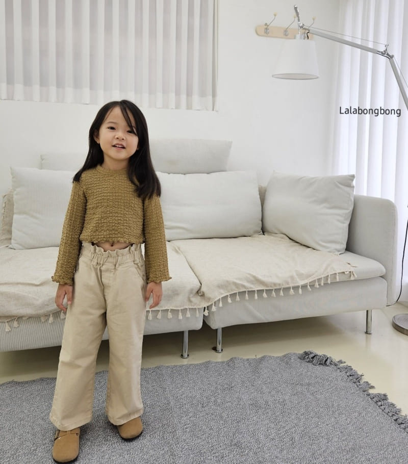 Lalabongbong - Korean Children Fashion - #kidsstore - Morden Frill Tee - 12