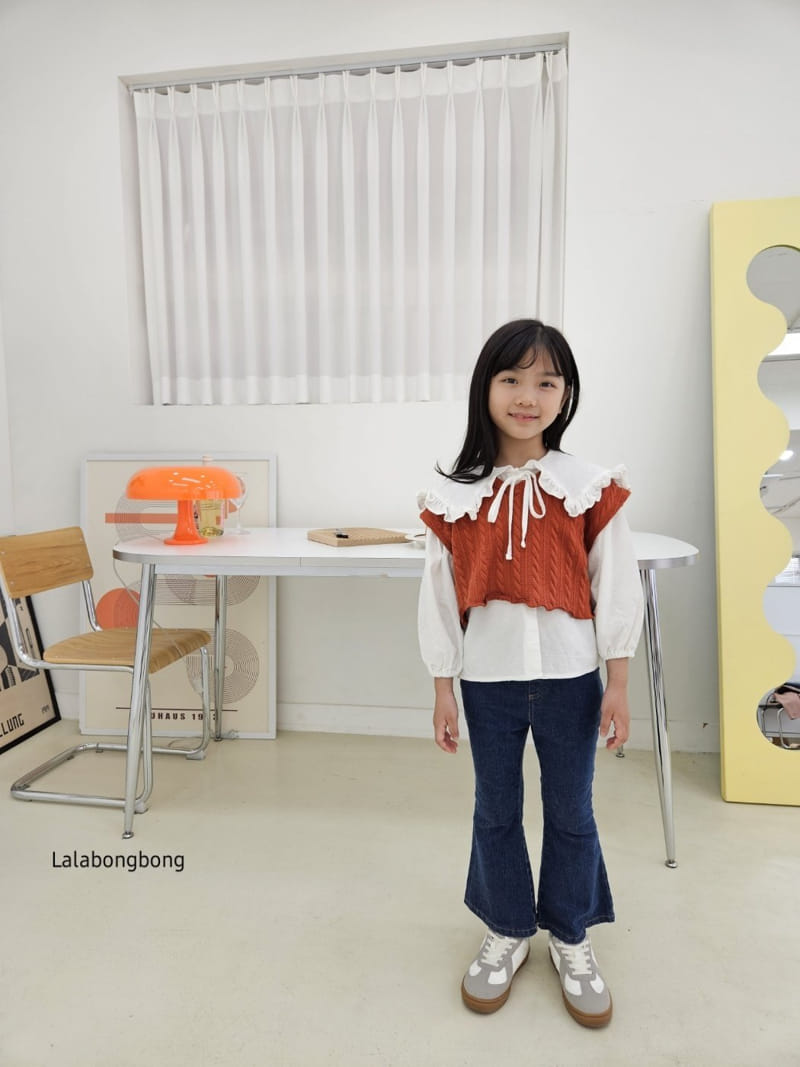 Lalabongbong - Korean Children Fashion - #kidsstore - Twist Vest - 3