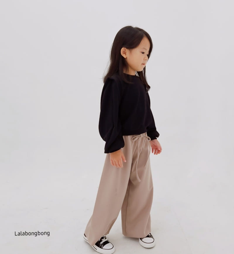 Lalabongbong - Korean Children Fashion - #littlefashionista - Natural Pants - 9