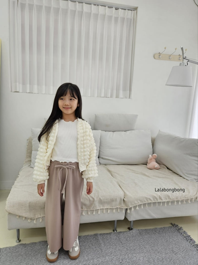 Lalabongbong - Korean Children Fashion - #minifashionista - Natural Pants - 11