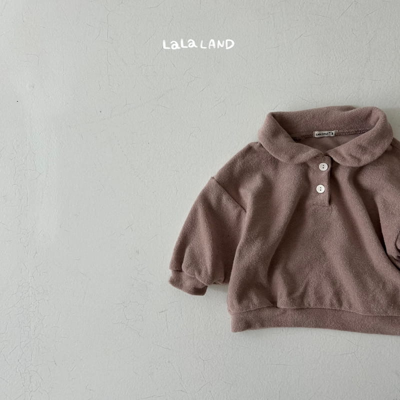 Lalaland - Korean Baby Fashion - #babyboutique - Bebe Circle Collar Sweatshirt