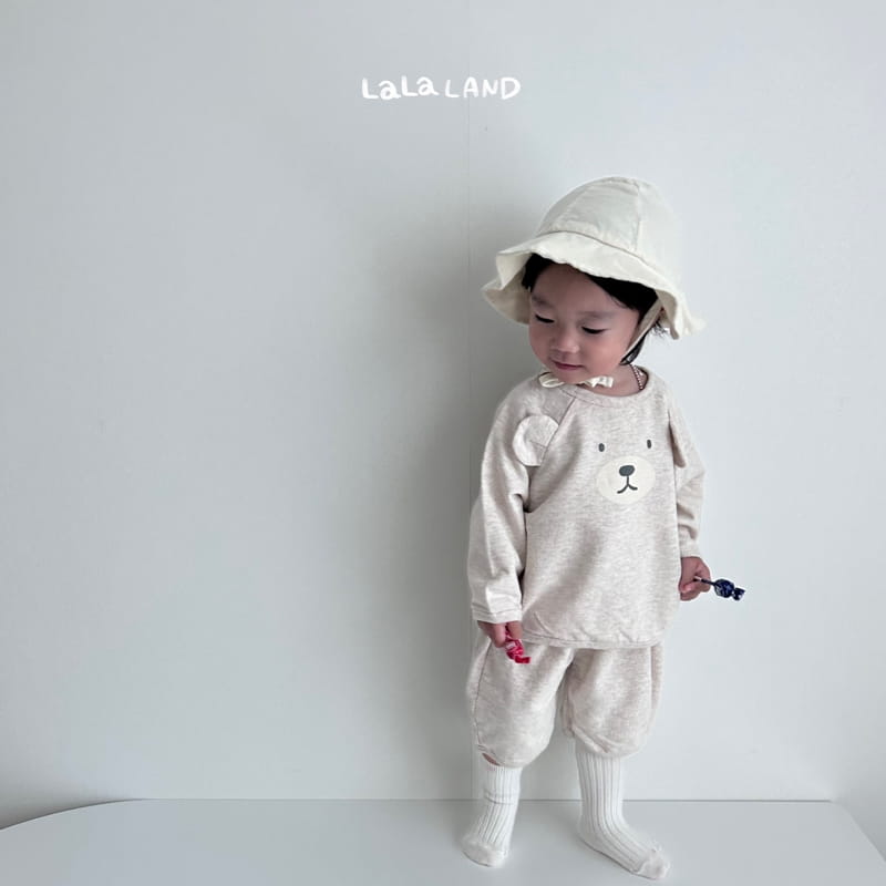 Lalaland - Korean Baby Fashion - #babyboutique - Bebe Bear Ears Top Bottom Set - 9
