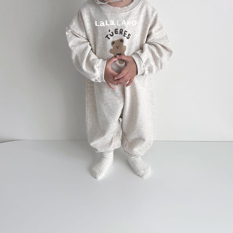 Lalaland - Korean Baby Fashion - #babyboutique - Bebe Dubu Bear Bodysuit - 4
