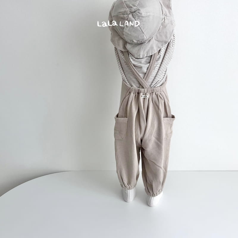 Lalaland - Korean Baby Fashion - #babyboutiqueclothing - Bebe Soft Dungarees - 3