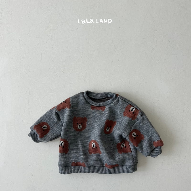 Lalaland - Korean Baby Fashion - #babyboutique - Bebe La Bear Knit Sweatshirt - 4
