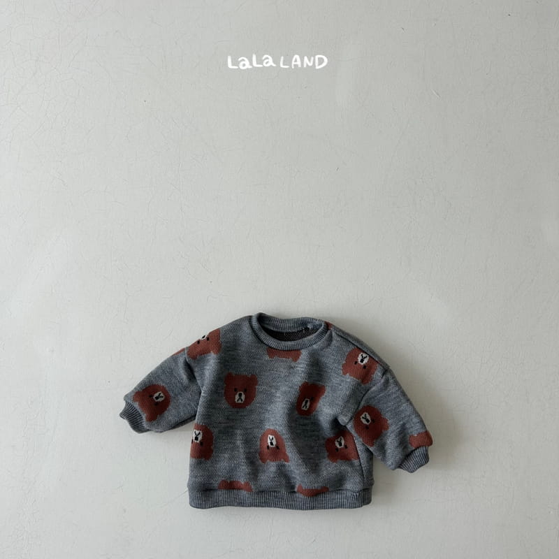 Lalaland - Korean Baby Fashion - #babyclothing - Bebe La Bear Knit Sweatshirt - 5