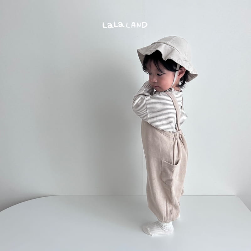 Lalaland - Korean Baby Fashion - #babyfashion - Bebe Soft Dungarees - 5