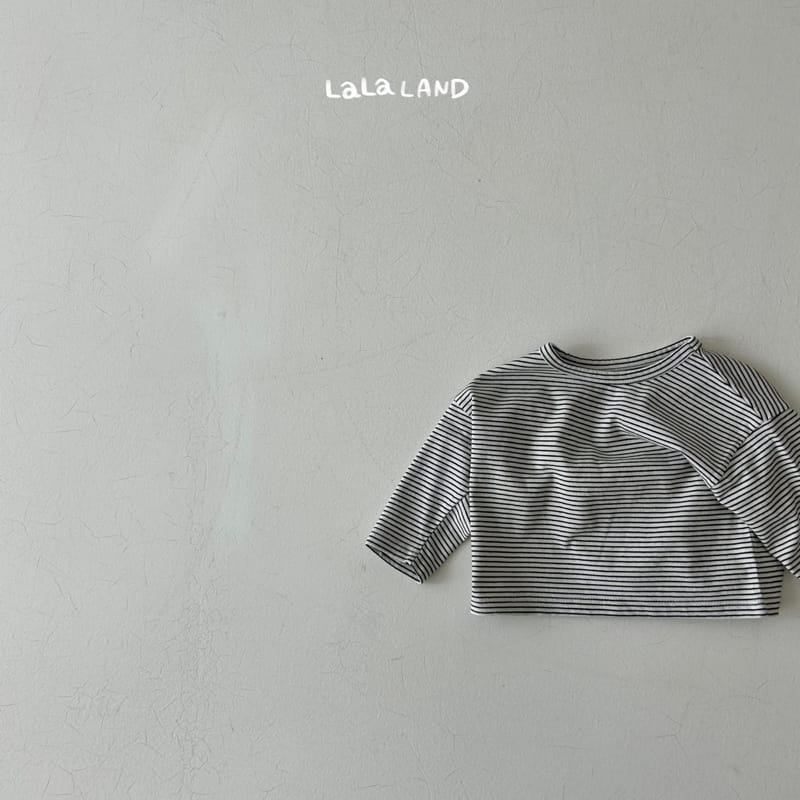 Lalaland - Korean Baby Fashion - #babyfashion - Bebe Small Stripes Tee - 7