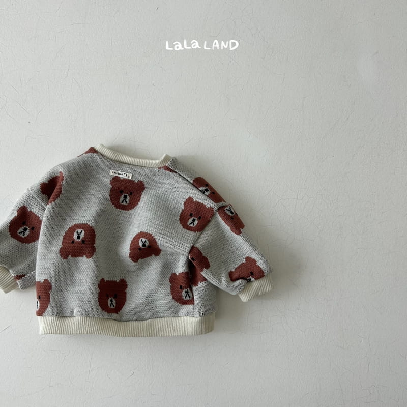Lalaland - Korean Baby Fashion - #babyfashion - Bebe La Bear Knit Sweatshirt - 6
