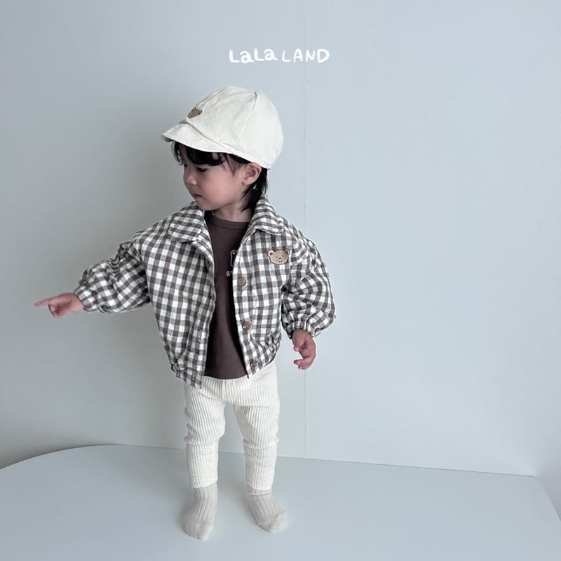 Lalaland - Korean Baby Fashion - #babyfashion - Bebe Checks Jacket