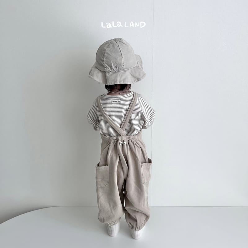 Lalaland - Korean Baby Fashion - #babyfever - Bebe Soft Dungarees - 6