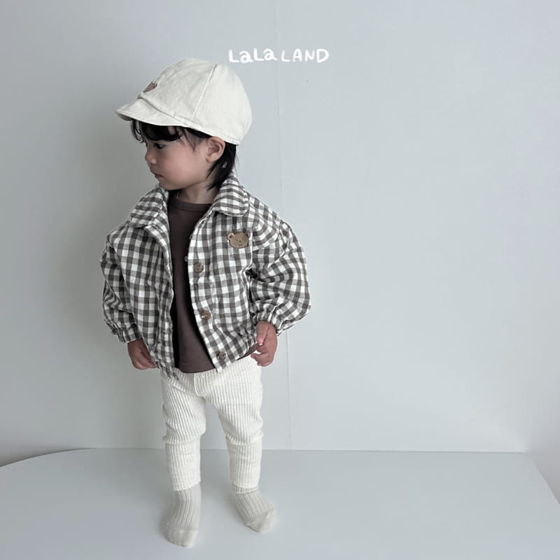 Lalaland - Korean Baby Fashion - #babyfever - Bebe Checks Jacket - 2