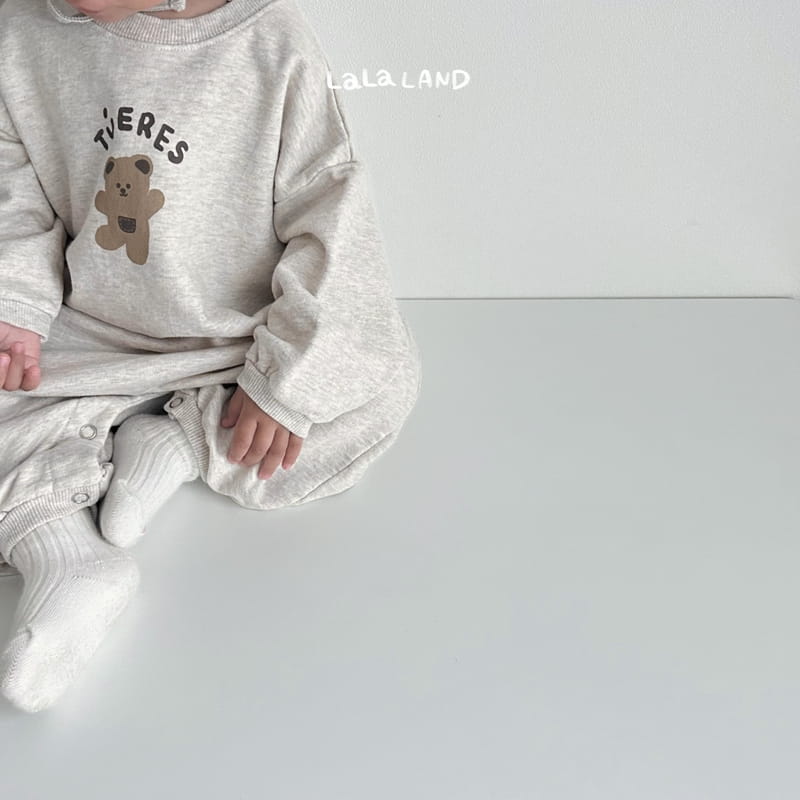 Lalaland - Korean Baby Fashion - #babygirlfashion - Bebe Dubu Bear Bodysuit - 8