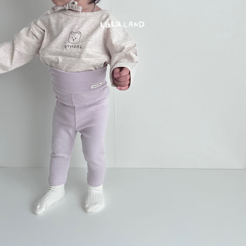 Lalaland - Korean Baby Fashion - #babygirlfashion - Bebe Stomach Leggings - 2