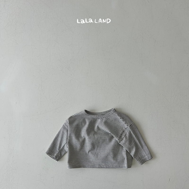 Lalaland - Korean Baby Fashion - #babygirlfashion - Bebe Small Stripes Tee - 9
