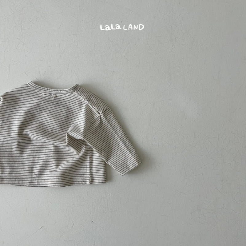Lalaland - Korean Baby Fashion - #babylifestyle - Bebe Small Stripes Tee - 10