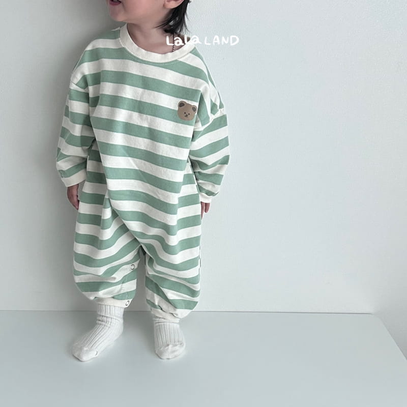 Lalaland - Korean Baby Fashion - #babyoninstagram - Bebe Stripes Bodysuit - 11