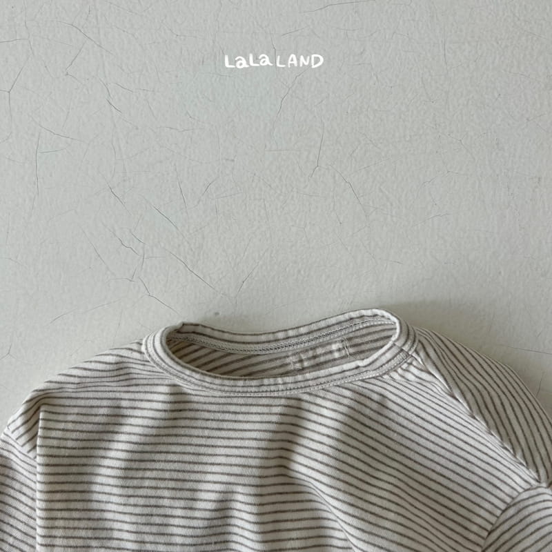 Lalaland - Korean Baby Fashion - #babyoninstagram - Bebe Small Stripes Tee - 11