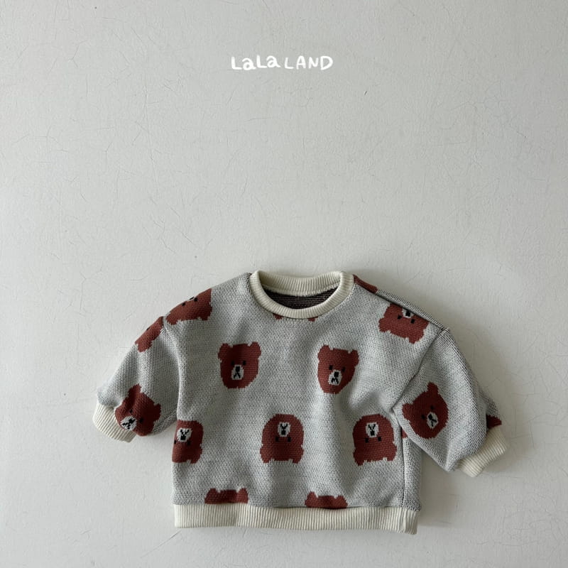 Lalaland - Korean Baby Fashion - #babyoninstagram - Bebe La Bear Knit Sweatshirt - 10