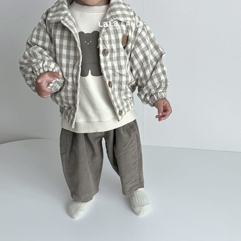 Lalaland - Korean Baby Fashion - #babyoninstagram - Bebe Checks Jacket - 5