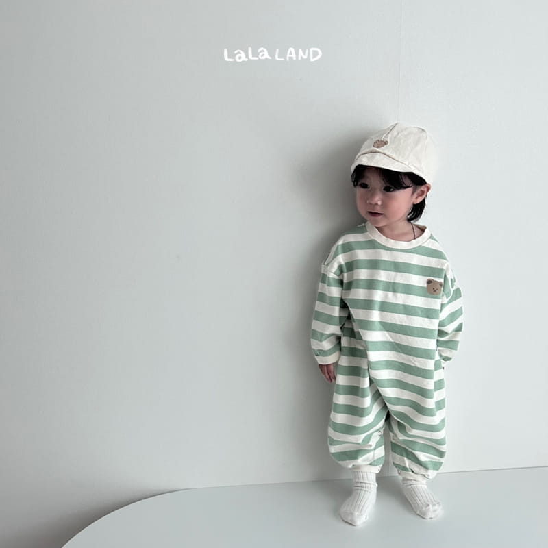 Lalaland - Korean Baby Fashion - #babyootd - Bebe Stripes Bodysuit - 12