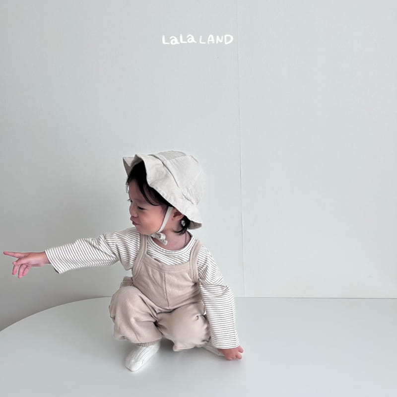 Lalaland - Korean Baby Fashion - #babyootd - Bebe Soft Dungarees - 10