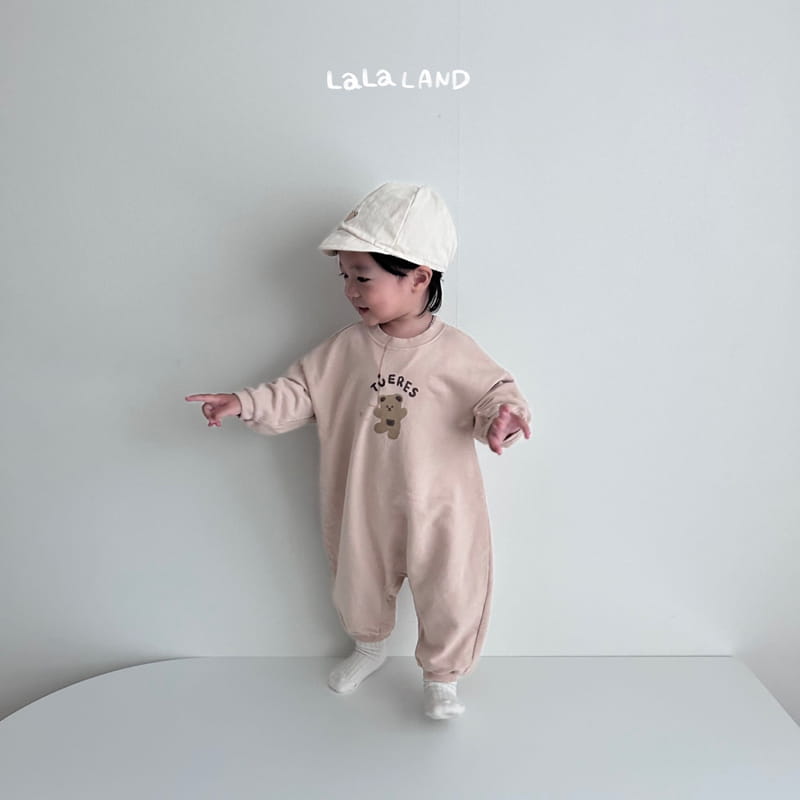 Lalaland - Korean Baby Fashion - #babyoutfit - Bebe Dubu Bear Bodysuit - 12