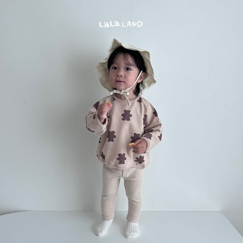 Lalaland - Korean Baby Fashion - #babyoutfit - Bebe Knit Rib Leggings - 9