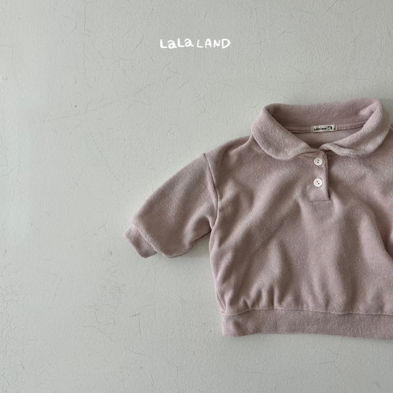 Lalaland - Korean Baby Fashion - #babyoutfit - Bebe Circle Collar Sweatshirt - 11