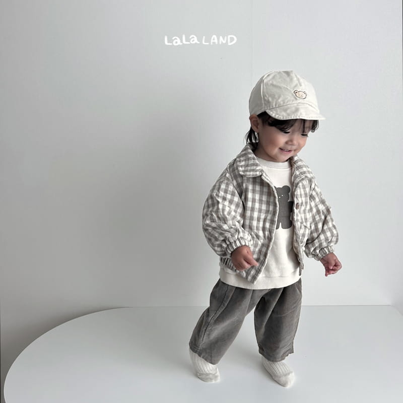 Lalaland - Korean Baby Fashion - #babyoutfit - Bebe Checks Jacket - 8