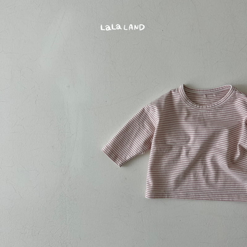 Lalaland - Korean Baby Fashion - #onlinebabyboutique - Bebe Small Stripes Tee