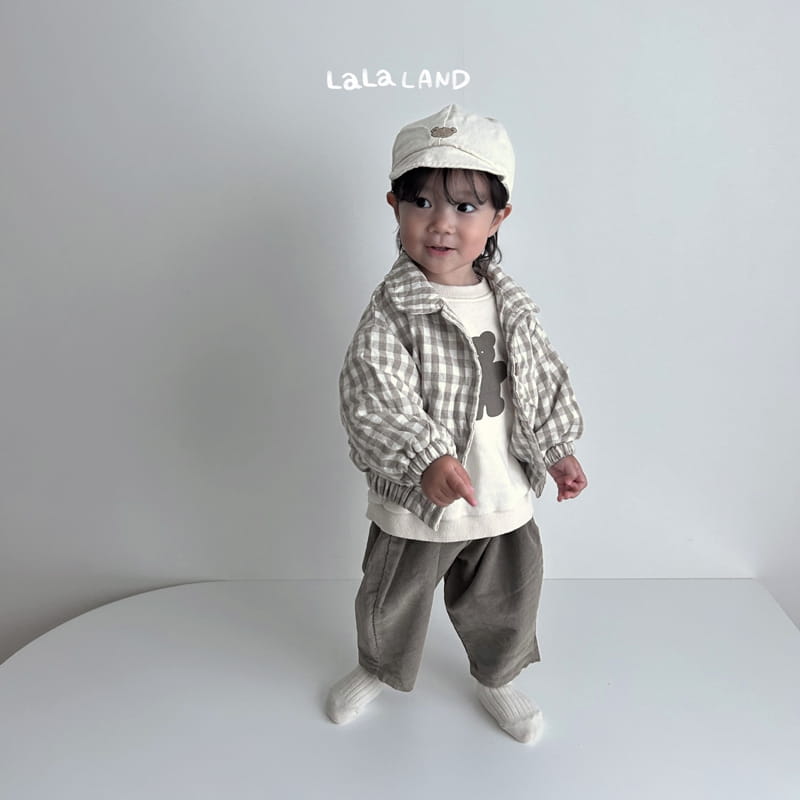 Lalaland - Korean Baby Fashion - #onlinebabyboutique - Bebe Checks Jacket - 10