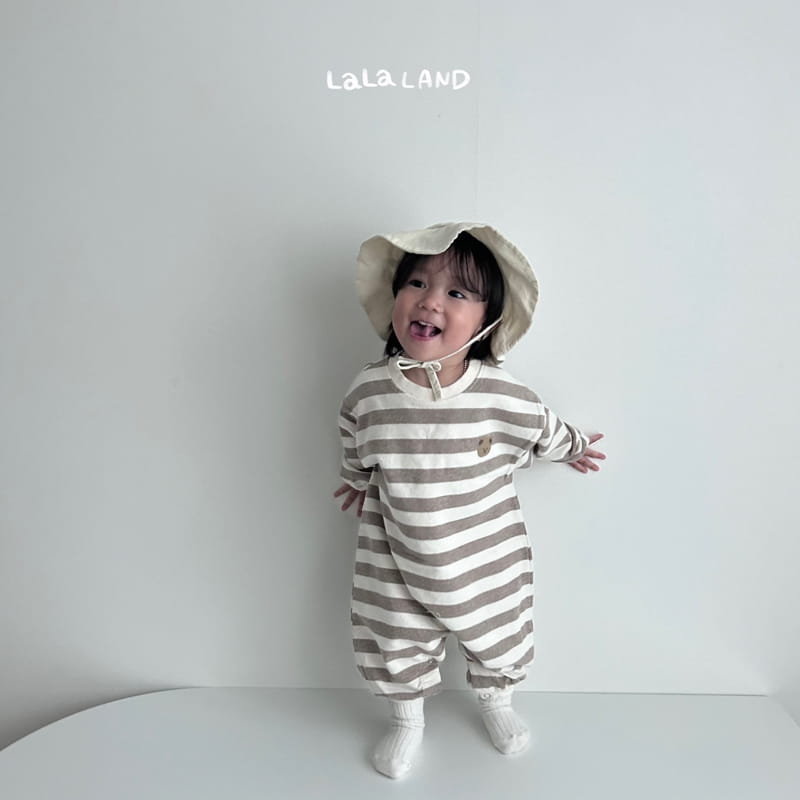 Lalaland - Korean Baby Fashion - #onlinebabyshop - Bebe Stripes Bodysuit - 2