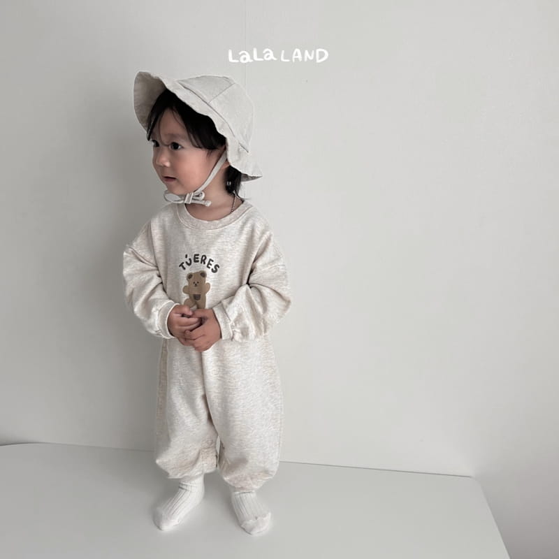 Lalaland - Korean Baby Fashion - #smilingbaby - Bebe Dubu Bear Bodysuit - 2