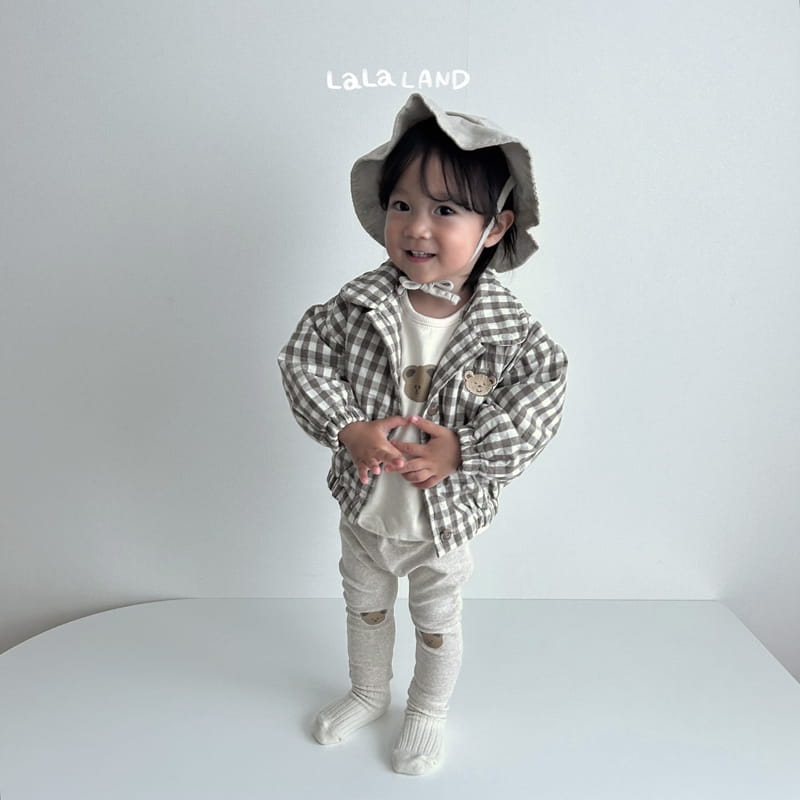 Lalaland - Korean Baby Fashion - #smilingbaby - Bebe Checks Jacket - 12