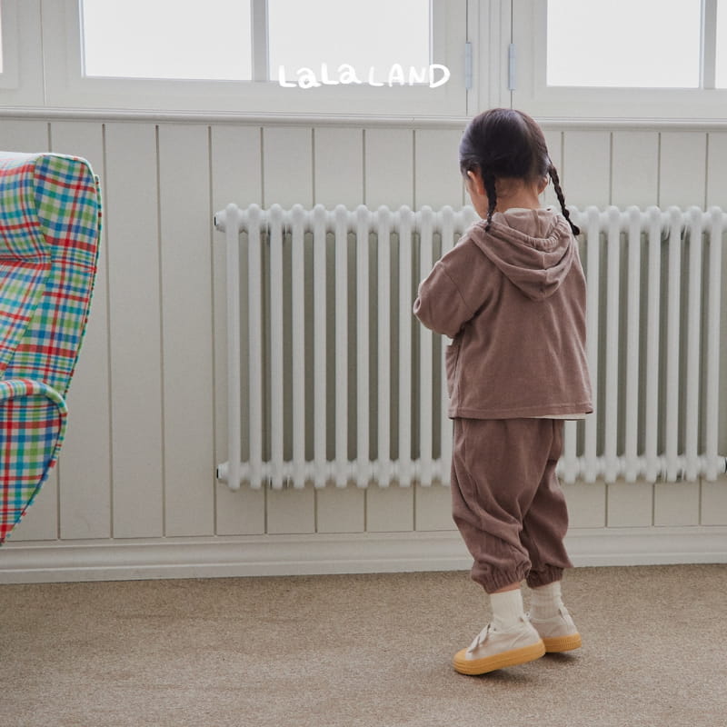 Lalaland - Korean Children Fashion - #Kfashion4kids - Terry Hoody Zip-up - 3