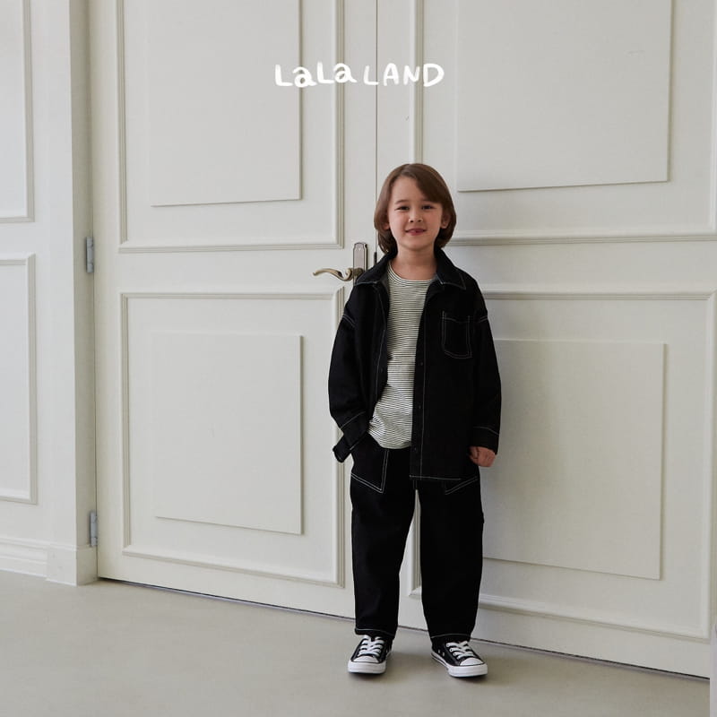 Lalaland - Korean Children Fashion - #Kfashion4kids - Lala Denim Shirt - 12