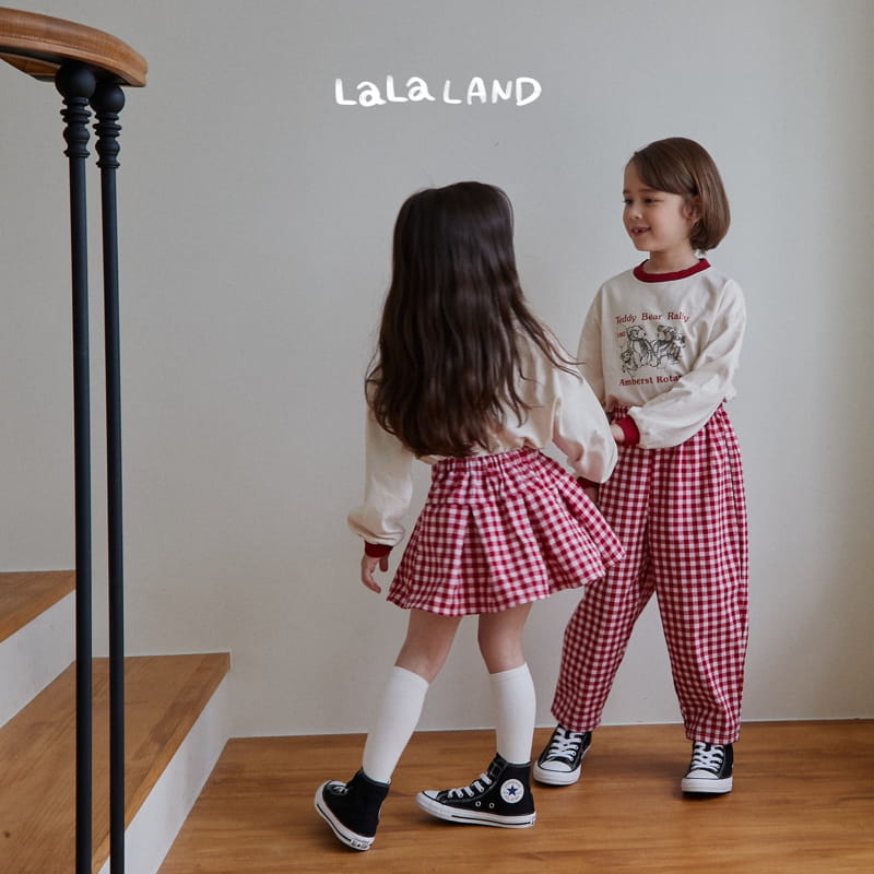 Lalaland - Korean Children Fashion - #Kfashion4kids - Gobang Check Skirt - 11