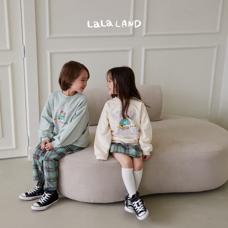 Lalaland - Korean Children Fashion - #Kfashion4kids - Muse Check Pants - 5