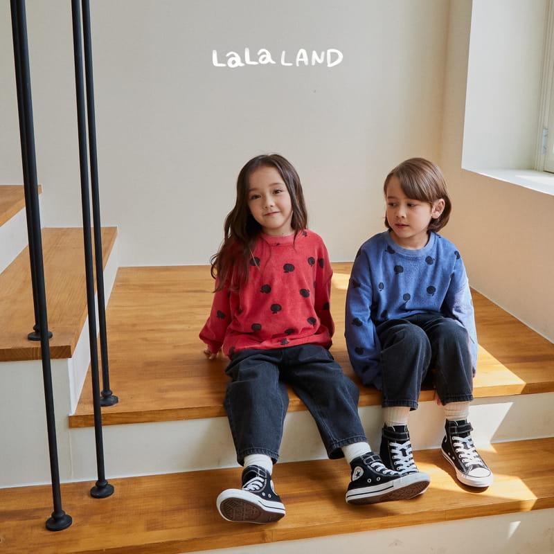 Lalaland - Korean Children Fashion - #Kfashion4kids - Apple Terry Sweatshirt - 7