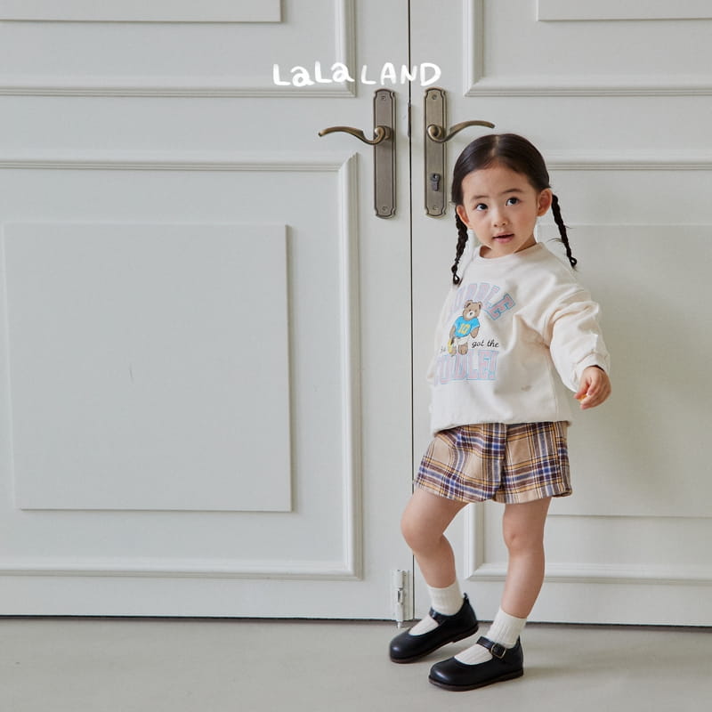 Lalaland - Korean Children Fashion - #childofig - Muse Check Skirt - 2