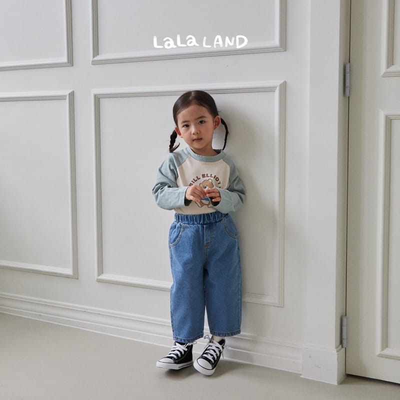 Lalaland - Korean Children Fashion - #prettylittlegirls - Elliott Raglan Tee - 4