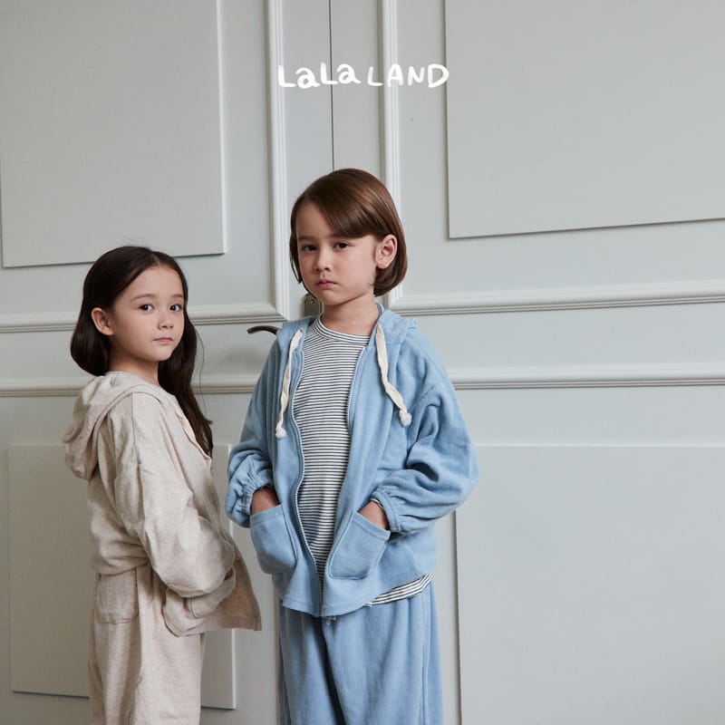 Lalaland - Korean Children Fashion - #childrensboutique - Terry Hoody Zip-up - 12