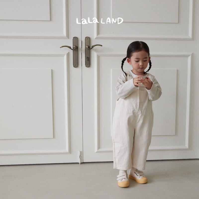 Lalaland - Korean Children Fashion - #childrensboutique - Piping Dungarees Pants - 7