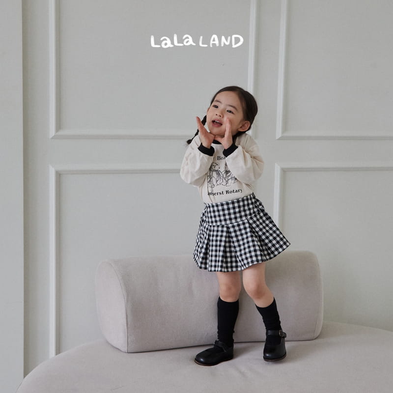 Lalaland - Korean Children Fashion - #childofig - Gobang Check Skirt - 4