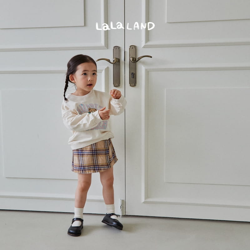 Lalaland - Korean Children Fashion - #childrensboutique - Muse Check Skirt - 3