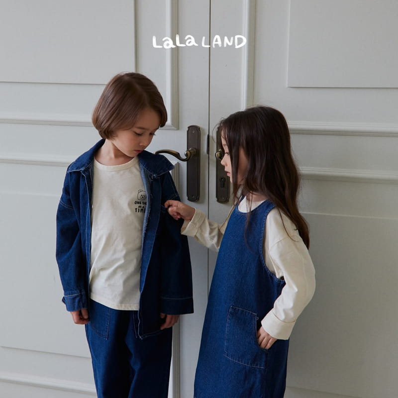 Lalaland - Korean Children Fashion - #designkidswear - Lala Denim Shirt - 6
