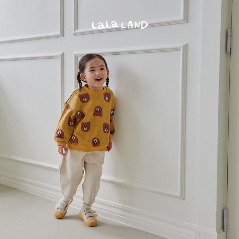 Lalaland - Korean Children Fashion - #designkidswear - La Bear Knit Sweatshirt - 2