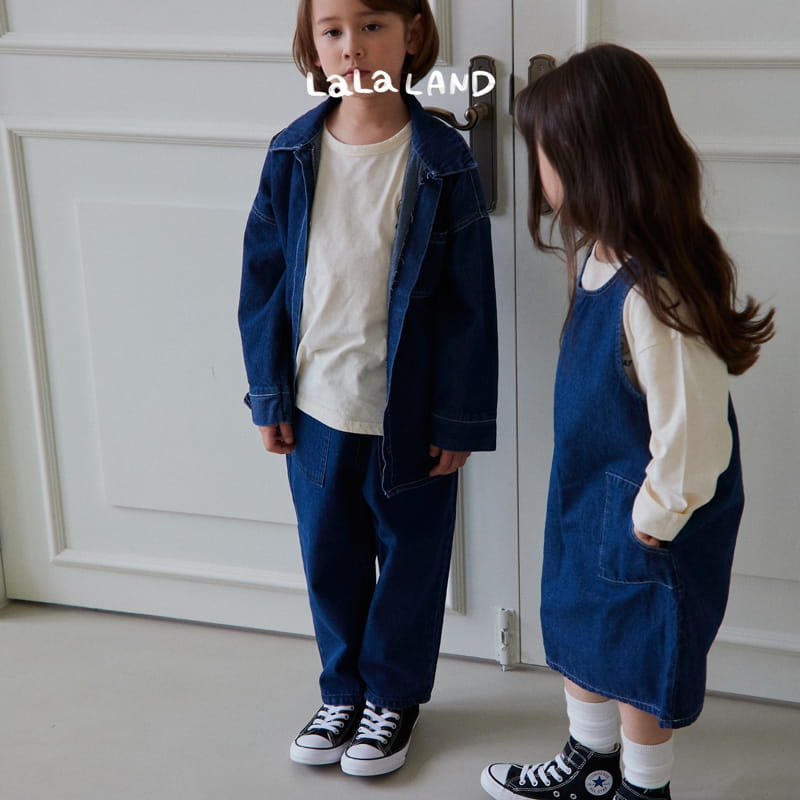 Lalaland - Korean Children Fashion - #discoveringself - Pocket One-piece - 11